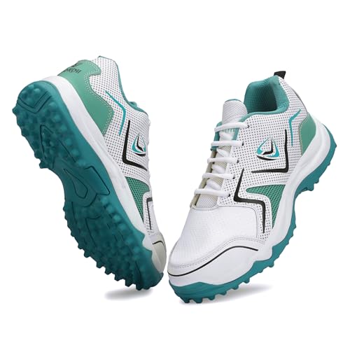 Image of PRO KVH Plus 2.0 Cricket Shoes for Men's - Fast Strap Rubber Spikes, Lightweight,Performance, Comfort, and Durability Shoe for All-Round Performance