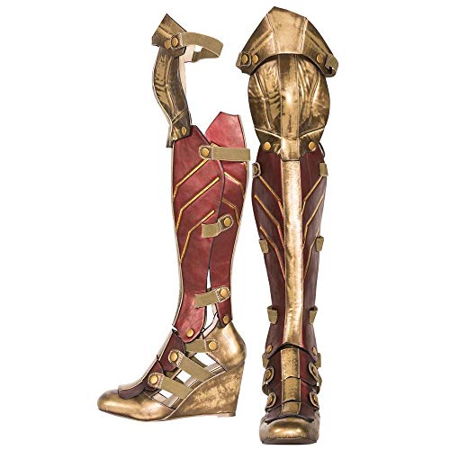 The Highest Heel Women's Wonder Woman Dawn of Justice Boot, As Shown, US Size 7