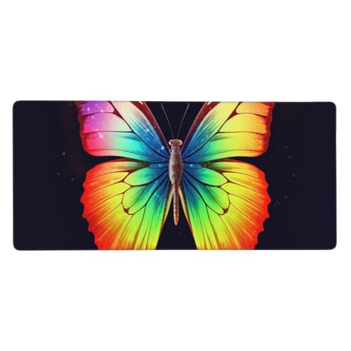 Tapis de souris de jeu design papillon cadeau idéal décoration bureau