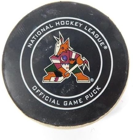 2019 Arizona Coyotes vs. LA Kings Game Used Puck 3-9-19 AA0073535 - NHL Unsigned Game Used Pucks