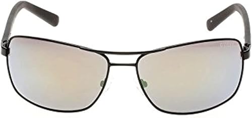 Guess GU6835 - Gafas de sol rectangulares con borde de alambre negro y verde