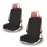 esouler Front Seat Cover for Dogs, 2Pack Dog Car Seat Cover for Front Seat, Nonslip Scratchproof Waterproof Pet Car Seat Protector for Cars, Trucks, SUVs, Jeep…