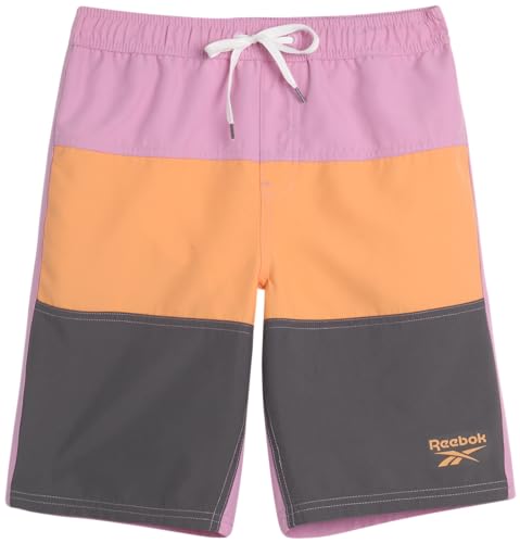 Reebok Boys Bathing Suit - UPF 50+ Boys Swim Trunks -...