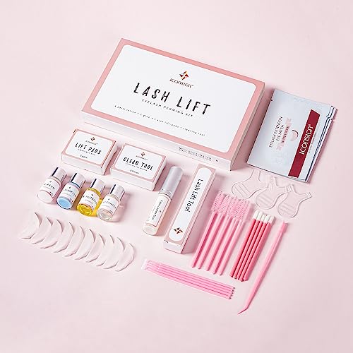 ICONSIGN Aktualisierte Version Wimpernlifting Set, Starter Kit, Wimpernwelle, Wimpernlaminierung, Ideal für Partys, Geburtstage