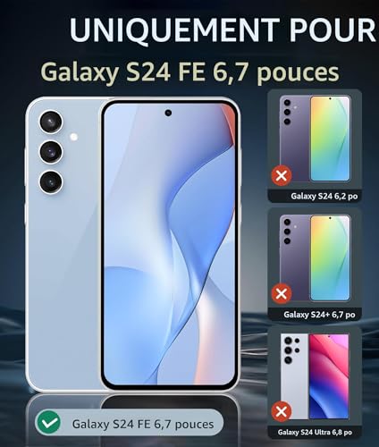 Coque Samsung S24-FE protection militaire antichoc et durable