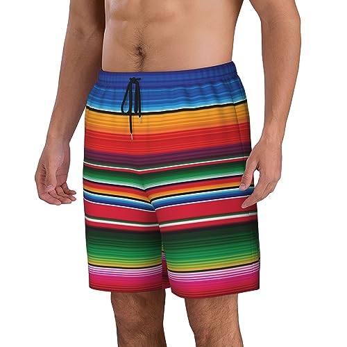 Mexico Gallery Serape Mens Swim Trunks Quick Dry Swim Shorts Swimwear Bathing Suits with Pockets3