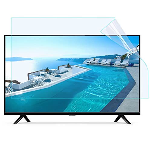 JANEFLY 32-75 Zoll TV-Bildschirm Anti-Blaulicht-Schutz, Anti-Reflexionsschutz für Ihre Augen Matter Film für Sharp Sony Samsung Hisense LG,55(1211 * 682mm)