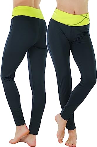 ToBeInStyle Women's Active Yoga Pants w/Contrast Waist