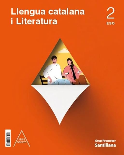 Portada de Llengua y Literatura 2º ESO Libro Oberta Catala Ed23