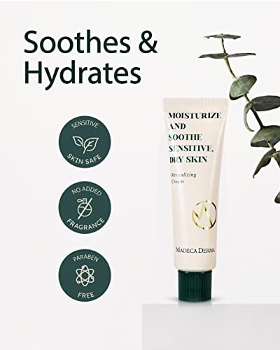 Madeca Derma Revitalizing Facial Cream - Cica Cream For Women - Face Moisturizer Korean Skincare, Reduce Wrinkles, Repair & Moisturizing Skin With Hyaluronic Acid, Centella Asiatica, Panthenol And Niacinamide 1.69 Fl.oz #TOP1