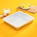 Teglia per Lasagne con Coperchio, Teglia Rettangolare in Acciaio Inox da 44 X 29 X 6,5 Cm, con Coperchio Trasparente, Lavabile in Lavastoviglie, per Sformati/Torte Brownie immagine