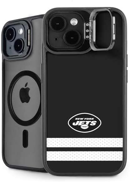 Skinit Kickstand Phone Case Compatible with iPhone 13 - Officially Licensed NFL New York Jets Shutout Design