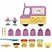 Play-Doh Peppa's Ice Cream Playset with Ice Cream Truck, Peppa and George Figures, and 5 Non-Toxic Modeling Compound Cans, Peppa Pig Toy for Kids 3 Years and Up