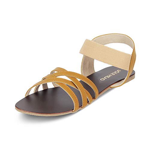Image of SOLE HEAD Blue Flat Women Sandal