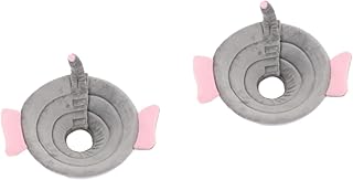 iplusmile 2 Pçs Colar Druzy Coleira Elizabetana Para Animais De Estimação Coleira Para Animais De Estimação Coleira Para Cães Gato Elizabeth Círculo Arnês Colar Cinza Para Animais De