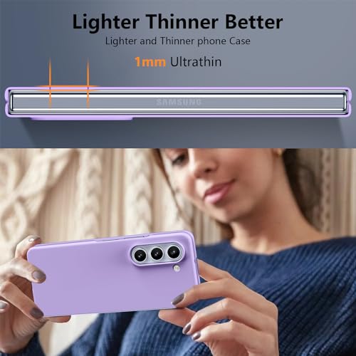Coque Samsung Galaxy Z Fold 5 légère mate rigide polycarbonate transparente - 4