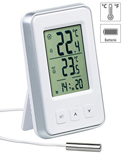 GOSHE Bimetall-Thermometer 100 mm 1/2 Axial 0-120°C, präzise Temperaturmessung, Metallgehäuse GOSHE Bimetall-Thermometer 100 mm 1/2 Axial 0-120°C, präzise Temperaturmessung, Metallgehäuse