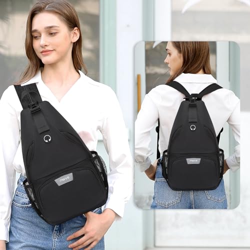 Mosiso MO-CHEST-SLINGBAG-CVTB-FPK-BK Sling Backpack Travel Hiking Daypack thumb #5