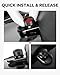 Amazicha Seat Bolt Tab Screw Mount Knob Cover Fit for Harley Davidson Fender 1997-2024