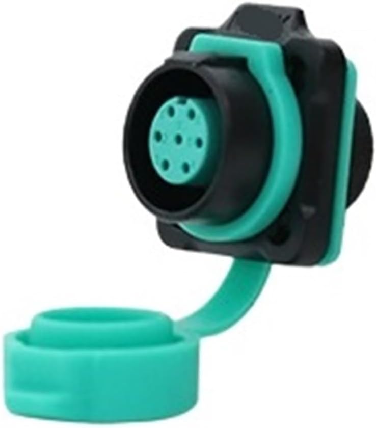 K12 waterproof aviation 2-3-4 core 5-6-7-8 pin power quick connector square seat connector(K12 B8 core square seat 3A200V)