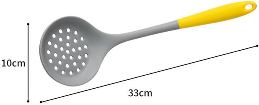 Household Soup Ladle Funnel Spatula Set Two-colour for Kitchen Non-stick Pots and Pans