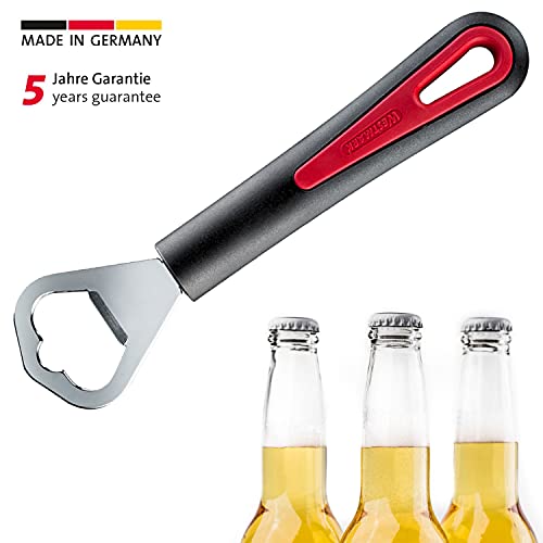 Westmark Flesopener, verchroomd, lengte: 17 cm, staal/kunststof, Gallant, zwart/rood, 29082270 - Afbeelding 3