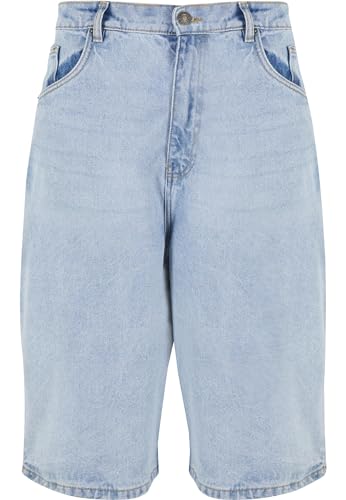 Urban Classics Herren Kurze Jeans 90`s Heavy Denim Shorts, Jeans-Shorts für Männer, Weites Bein, 3/4 Länge, Größen 28-44