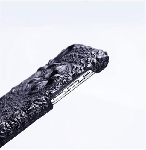 Coque rigide Samsung S24 cuir véritable marron 3D - 6