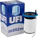 UFI Filters, Dieselfilter 26.52.00, Ersatz-Kraftstofffilter, Geeignet für Autos, Anwendbar auf verschiedene Modelle wie Alfa Romeo, Citroen, Fiat, Jeep, Lancia, Opel und Peugeot