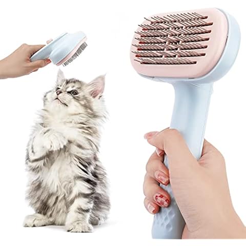 Katzenbürste, Upkey Katzenburste Selbstreinigend Zupfbürste Entfernt Cover