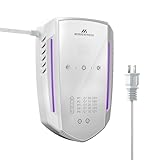 Morrerfresh Ozone Odor Eliminator for Strong Odor 99% Cat Litter Deodorizer Dog Poof Odor Removal Air Ionizers for Home Portable Air Purifier for Pets Toilet Wardrobe Shoe Garage Room Cabinet White