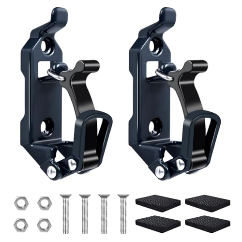 Rtshuok 2Pcs Shovel Mount for Roof Rack Metal Rubber Clamp Mounting Brackets Kit Shovel Holder for Truck Car Accessories for Boats Military Equipment Overlanding Gear Quick Release Axe Tool Holder