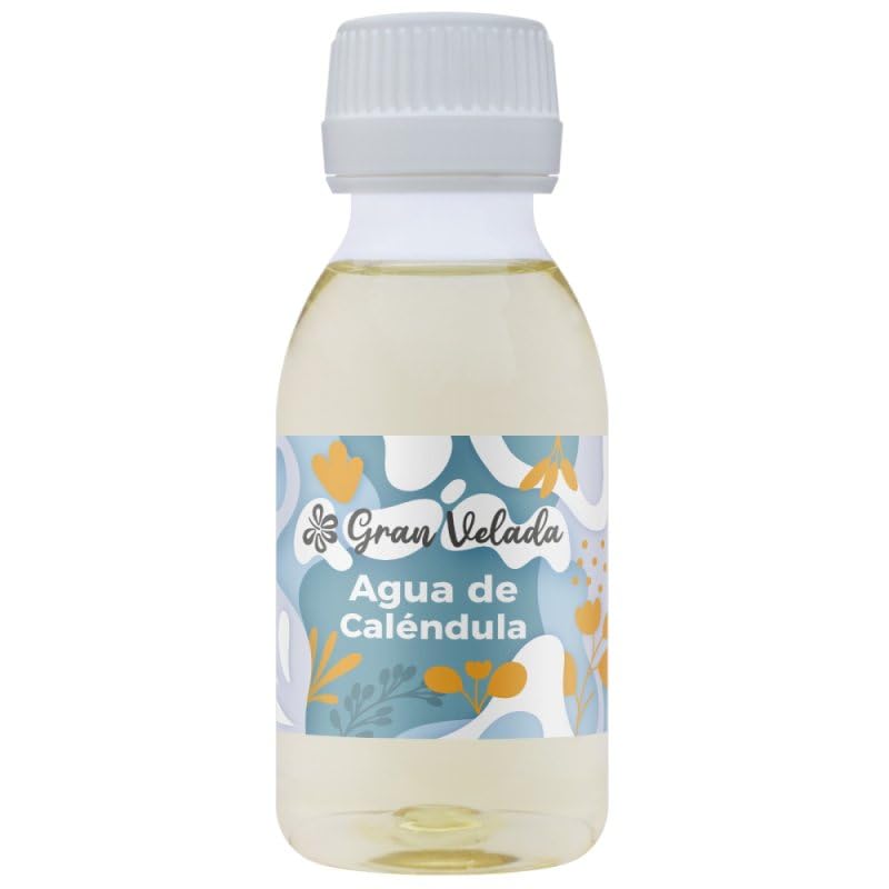 Gran Velada - Agua de Caléndula 5000 ml | Ingrediente Cosmético Calmante, Regenerador y Antiinflamatorio | Ideal para Producción de Cremas, Tónicos y Lociones