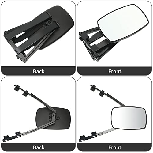 Frienda FRIENDA-TOWING MIRRORS-1008 2 Pieces Mirror Extenders Towing Universal Clamp-On Towing Mirror Adjustable 360 Degree Rotation Towing Mirror For Vehicle Car Truck Trailer thumb #5