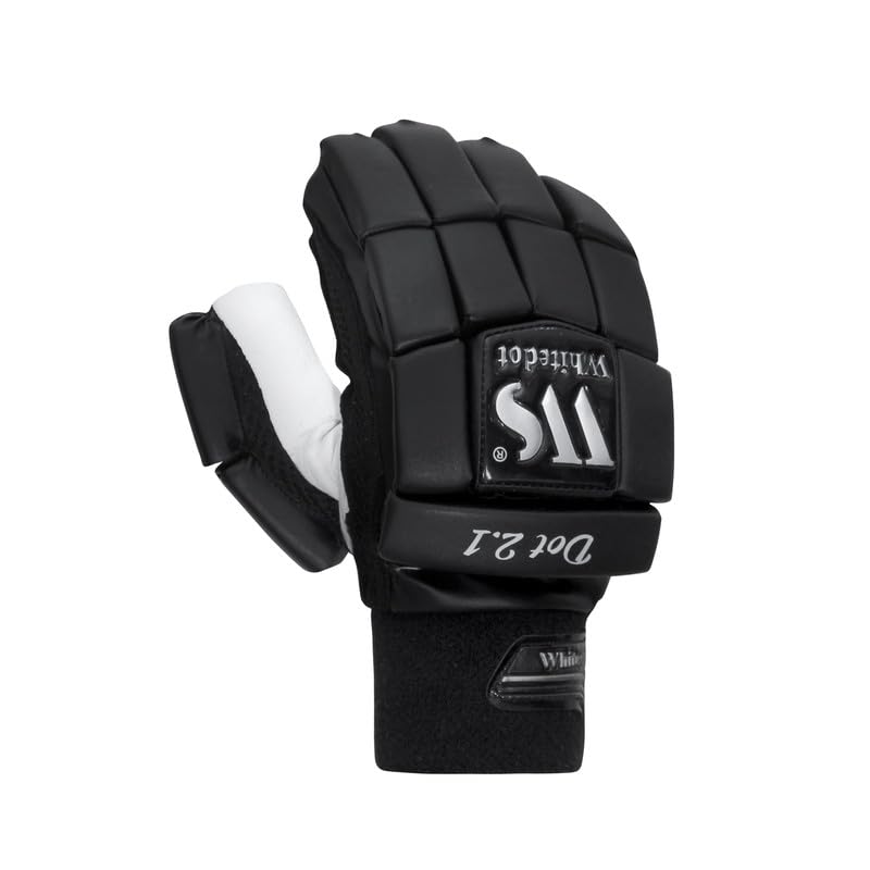 WHITEDOT Sports Leather Whitedot Dot 2.1 Cricket Batting Gloves||Suitable for Mens|Adult|Large Right Hand||Black - Review, Price and Buying Guide