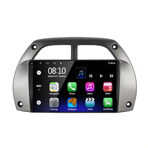 Pantalla Carplay Toyota Camry multimedia con navegación GPS para viajes familiares
