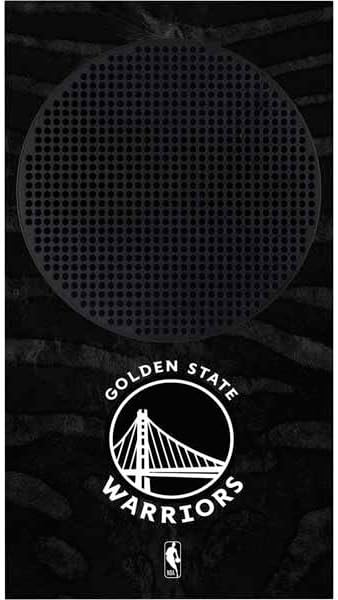 Skinit Decal Gaming Skin Compatible with Xbox Series S Console - Officially Licensed NBA Golden State Warriors Black Animal Print Design