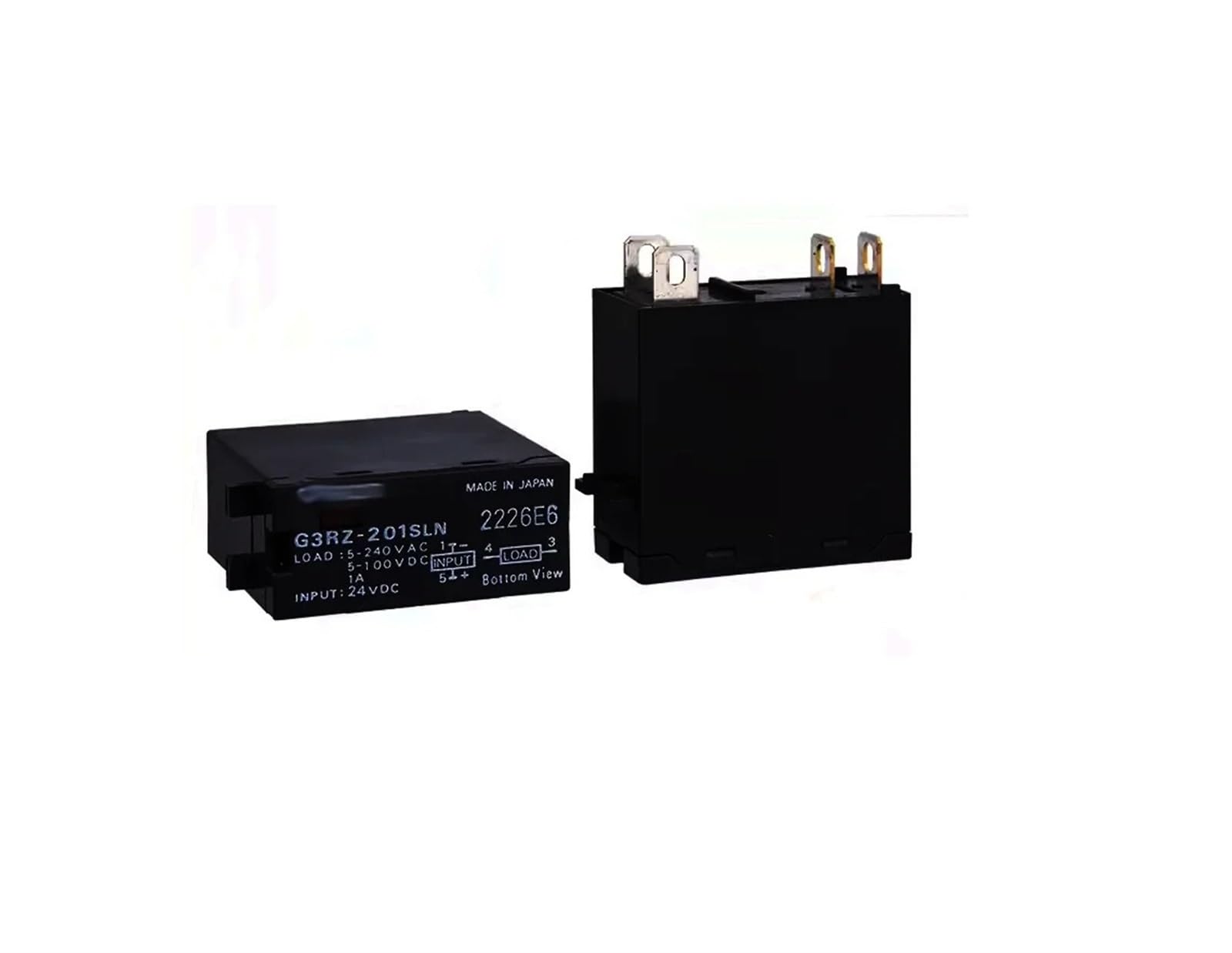 Relais G3RZ-201SLN DC24V à commutation rapide et isolation renforcée