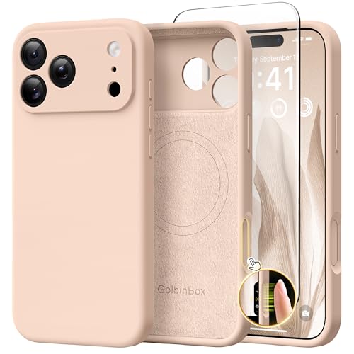 Image of GolbinBox Magnetic for iPhone 17 Pro Case, Silicone Cover, Sunny