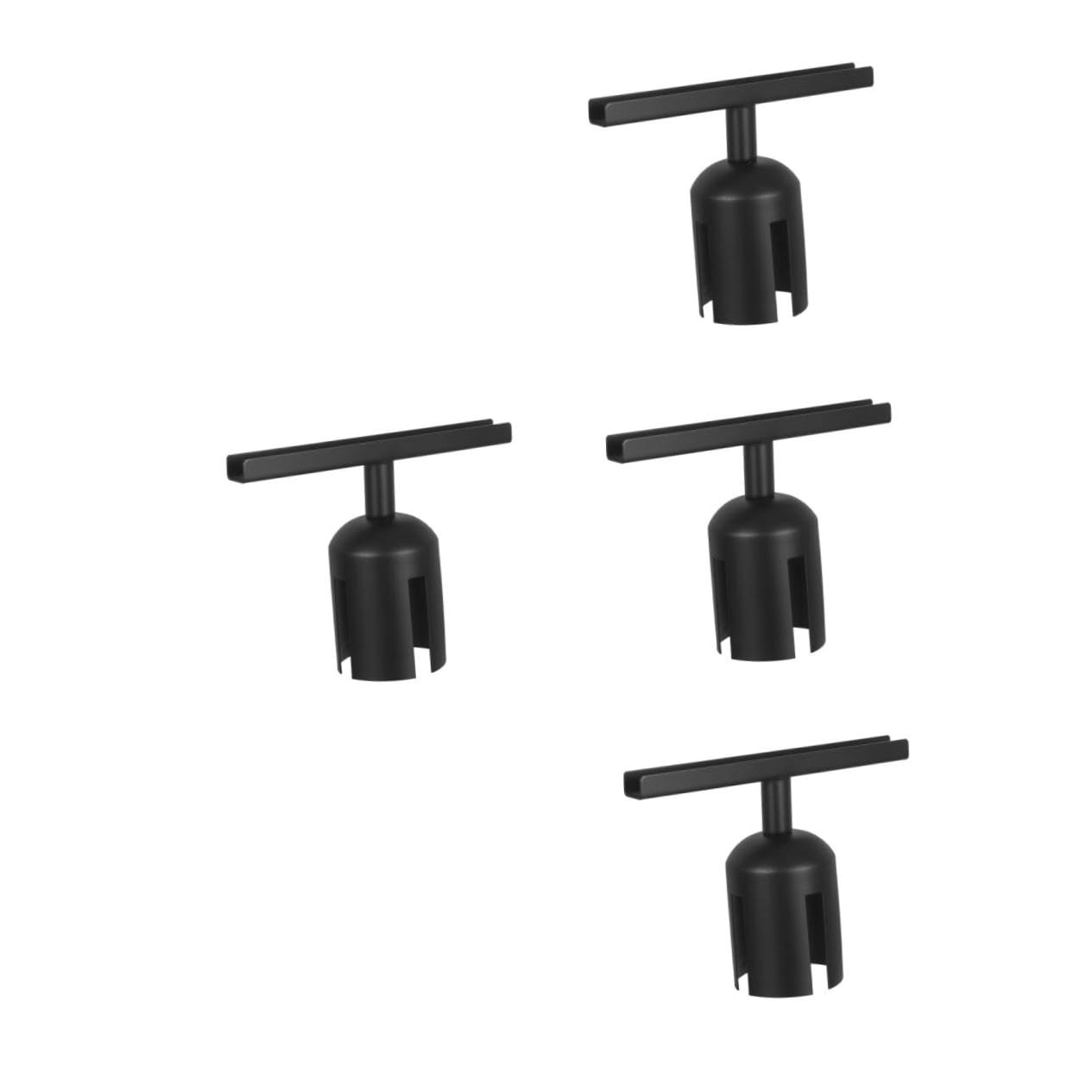 PRETYZOOM 4 Piezas Soporte para Carteles Inoxidable Clip Metálico para Señalización Exhibición Vertical para Control de Colas Aeropuertos Publicidad Minorista y Gestión de Multitudes