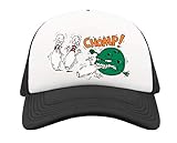 Unbekannt Bowling Ball Monster Eating Pins Funny Chomp Half Mesh Trucker Cap Baseball Hut Snapback One Size
