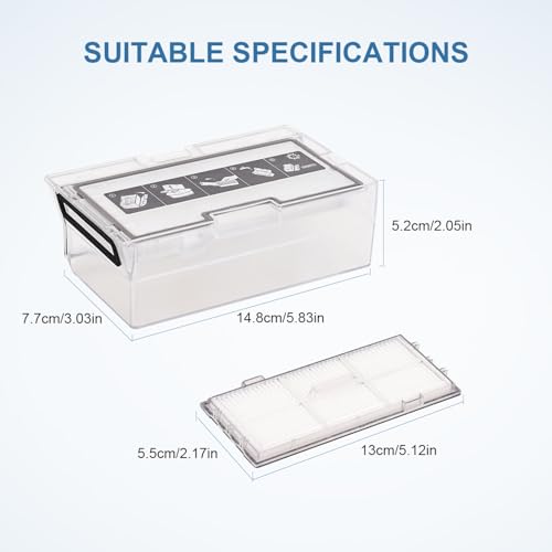 Image of Dust Bin Box for Roborock S7 S70 S75 T7s Plus T7s Vacuum Cleaner - Waste Dustbin Box Replacement Accessories Spare Parts
