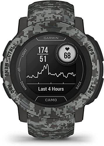 Image of Garmin Instinct 2 Rugged GPS Smartwatch, Battery Upto 28 days, ABC Sensors, Tracback Routing, Ascent /Decent, 24 /7 HR, SPO2, GPS Coordinates, Sun & Moon Information, Health Snapshot, MIL STD 810G