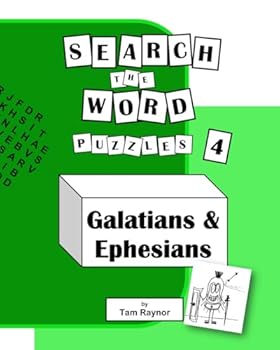 Paperback Search the Word Puzzles 4: Galatians Ephesians Book