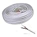 "Mach Power Cavo Coassiale RG59 + Dc, Matassa Da 100M, Schermato, Conduttore Ccs/Cca, ? 8 Mm, Per Videosorveglianza, Trasmissione Segnale + Alimentazione, Colore Bianco (CM-038WH)" - 3