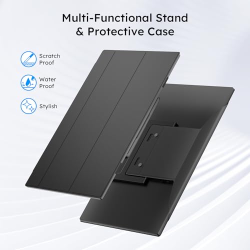 Image of Dopesplay Portable Monitor with Carry Case, 15.6 inch FHD 1080P IPS Travel Monitor for Laptop, Foldable Stand Included USB-C Screen Extender for Laptop Mac PC Phone Xbox PS4 /5 Switch