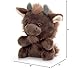 The Petting Zoo Bison Stuffed Animal Plushie, Gifts for Kids, Nuggetz Wildlife Animals, Bison Plush Toy, 6 inches