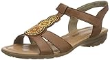  Remonte Damen R3641 T-Spangen Sandalen, Braun (Muskat/Cayenne 24), 36 EU