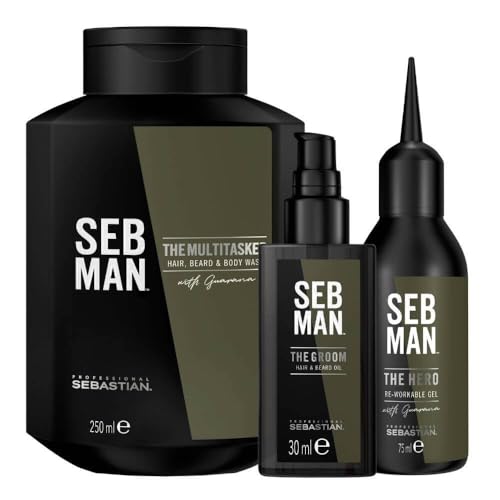 Trio Essentiel Slashers Sebman gel coiffant et huile barbe