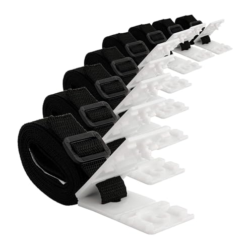 predolo Conjunto de 8 Cintas para Envoltura de Piscina, Accesorio de Enrollado de Cobertor Resistente y Ligero